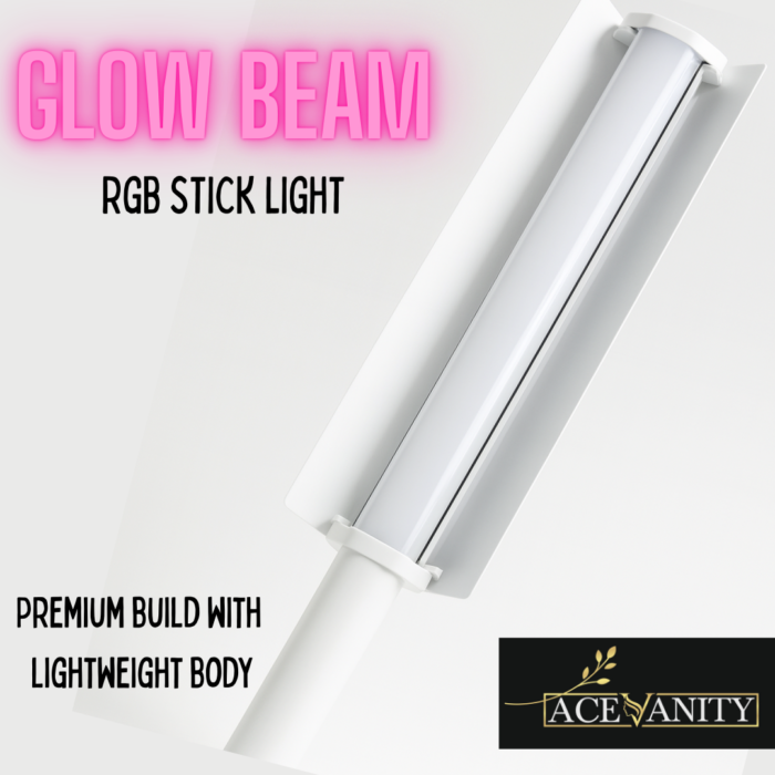 GlowBeam RGB – Professional Stick Light for Creative Studios